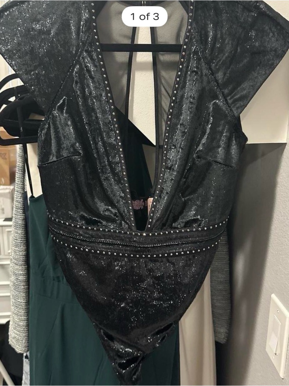 NWT Victoria's Secret Black Sexy Bodysuit